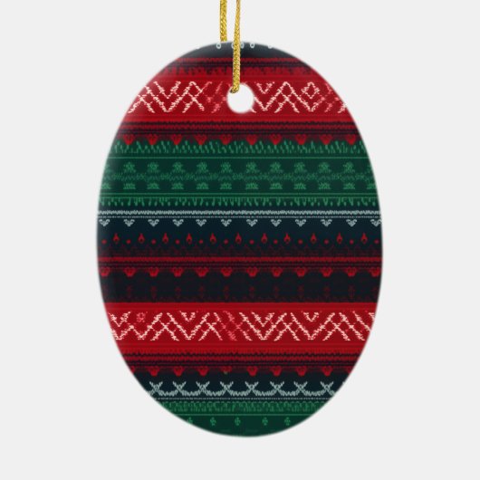 アメリカのピットブル・テリアー国旗 セラミックオーナメント (裏面)