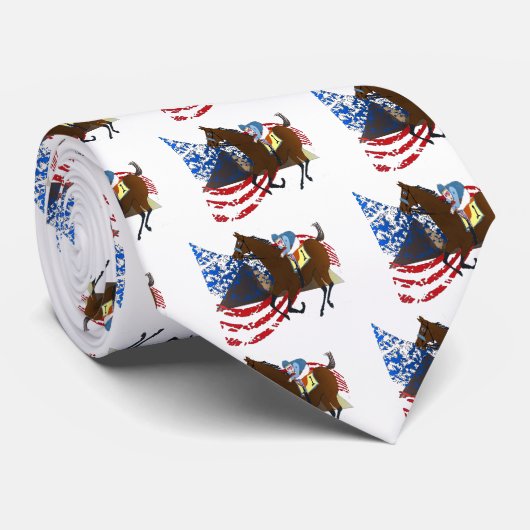 アメリカのファラオの競馬のデザイン ネクタイ (ロール)