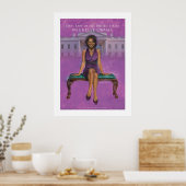 アメリカのファーストレディ – ミシェル・オバマ52 x 69.33 ポスター (キッチン)