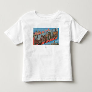 アメリカのフォーク、ユタ-大きい手紙場面 トドラーTシャツ