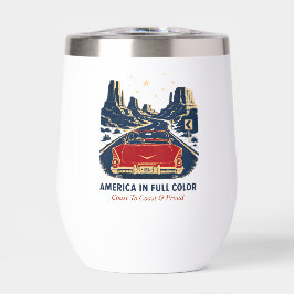 アメリカのフルカラーワインタンブラー