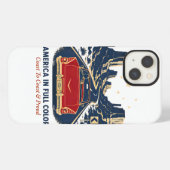 アメリカのフルカラー iPhone カーケース iPhoneケース (裏面横)