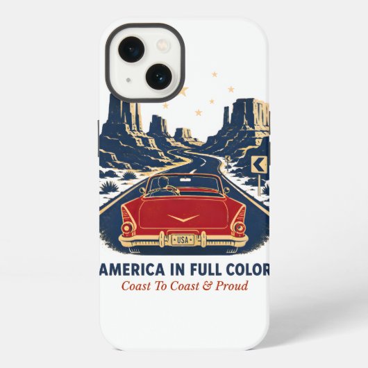 アメリカのフルカラー iPhone カーケース iPhoneケース (裏面)