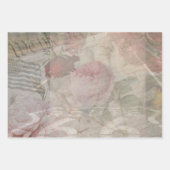 アメリカのフローラ分離コンパイル ラッピングペーパーシート (正面)