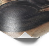 アメリカのブラックまたはシルバーキツネ(フルーペスフルボス) フォトプリント            (角)