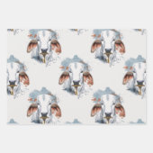 アメリカのブラフマン ラッピングペーパーシート (正面)