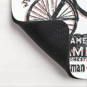 アメリカのブラブラ歩く人の自転車 マウスパッド (コーナー)
