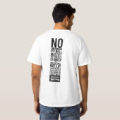 アメリカのブルドッグのワイシャツ Tシャツ (裏面フル)