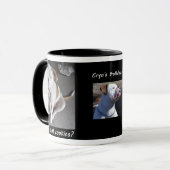 アメリカのブルドッグの子犬のコーヒー・マグ マグカップ (正面左)