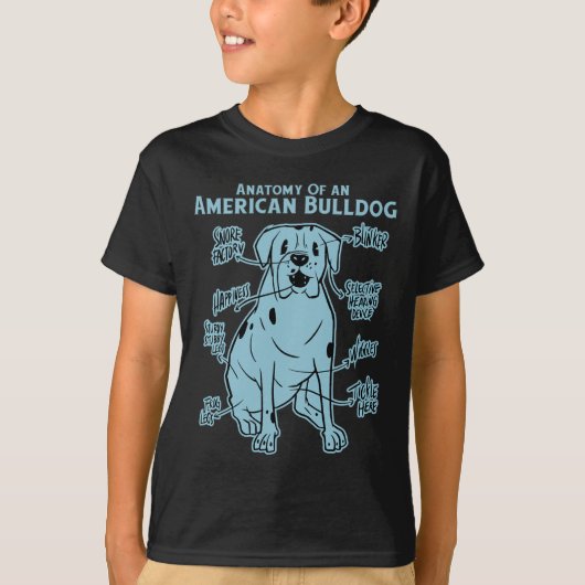 アメリカのブルドッグの Tシャツ (正面)