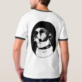 アメリカのブルドッグのTシャツ Tシャツ (裏面)
