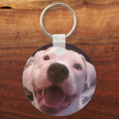 アメリカのブルドッグキーチェーン キーホルダー (正面)