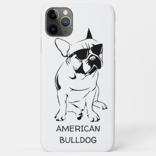 アメリカのブルドッグスケッチ iPhone 11 PRO MAXケース