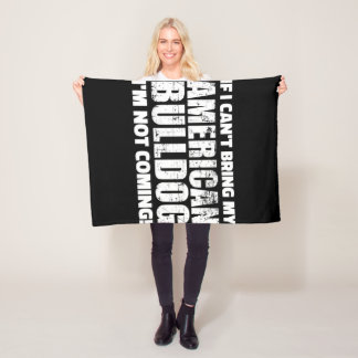 アメリカのブルドッグ英語ブルドッグ愛好家ギフト フリースブランケット