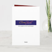 アメリカのブルドッグNo Bull Father's Day Card カード (裏面)