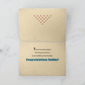 アメリカのブートキャンプ卒業兵動揺して士 カード (内部)