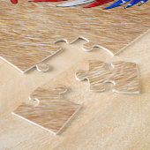 アメリカのプライドのワシ ジグソーパズル (側面)