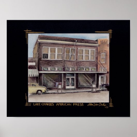 アメリカのプレス ポスター (正面)