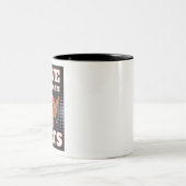 アメリカのペットが大好き ツートーンマグカップ (中央)