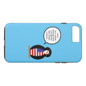 アメリカのペンギンさん お名前入り Case-Mate iPhoneケース (裏面(横))