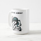 アメリカのホラー暗号のウェンディゴ・マグに注意 コーヒーマグカップ (正面左)