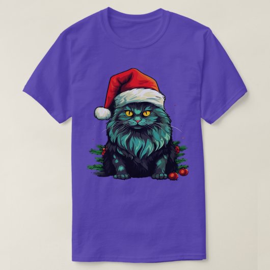 アメリカのボブテールクリスマス Tシャツ (デザイン正面)