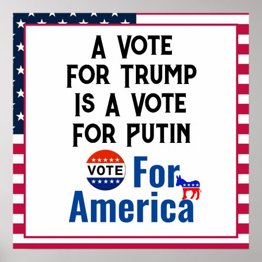 アメリカのポスターに投票 ポスター (正面)