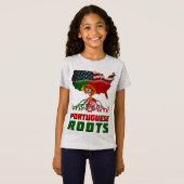 アメリカのポルトガルの根のティー Tシャツ (正面フル)