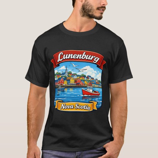 アメリカのマグロの尾 Tシャツ (正面)
