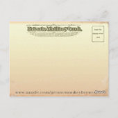 アメリカのマッスルカービール ポストカード (裏面)