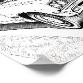 アメリカのマッスルカー大人の着色 ポスター (角)