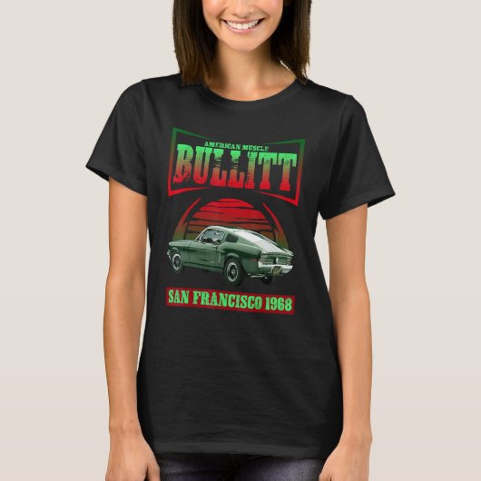 アメリカのマッスルカー膨らみTシャツ Tシャツ (正面)
