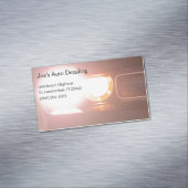 アメリカのマッスルカー2013ヘッドライト車の マグネット名刺 (インサイチュ)