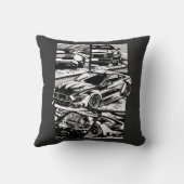 アメリカのマッスルカー クッション (裏面)