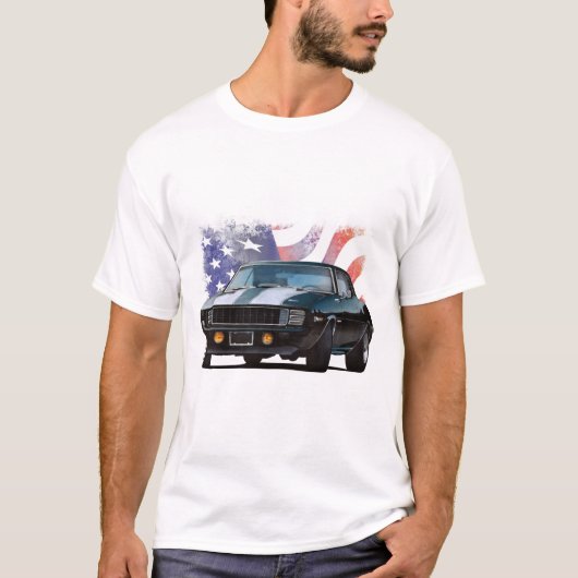 アメリカのマッスルカー Tシャツ (正面)