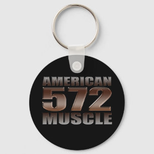 アメリカのマッスル572ビッグブロックブラックモーター キーホルダー