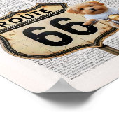 アメリカのメイン通りルート66 ポスター (角)