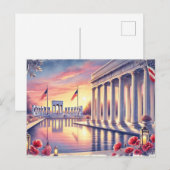 アメリカのメモリアルデー ポストカード (正面/裏面)