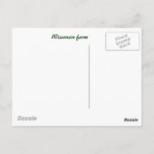 アメリカのメリーランド州からの挨拶… ポストカード (裏面)