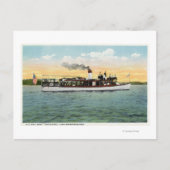 アメリカのメールボートアンクルサムの表示 ポストカード (正面)