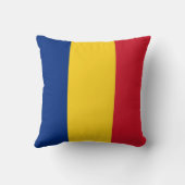 アメリカのモジョ枕に関するルーマニア国旗 クッション (裏面)