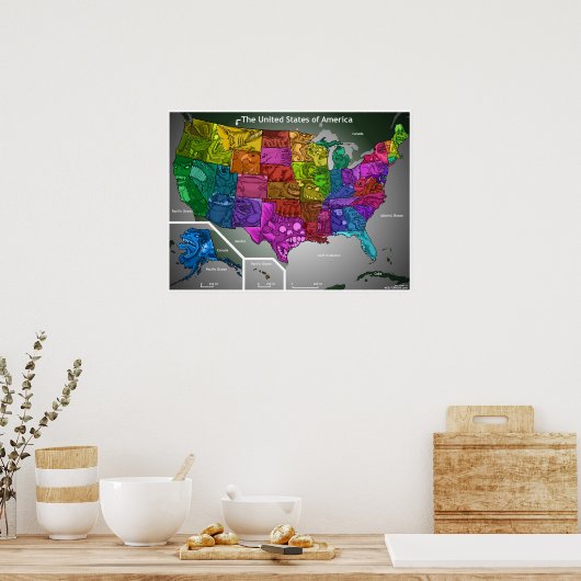 アメリカのモンスター ポスター (キッチン)