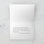 アメリカのユニティカード カード (内部)