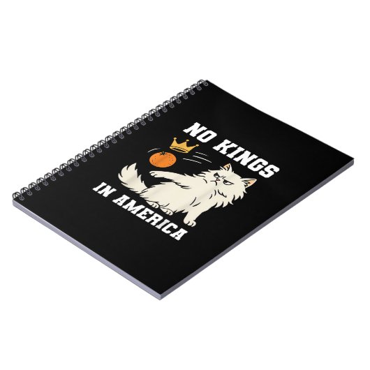 アメリカのユーモアあふれるレトロクラシック「王様いないぜアメリカ」 ノートブック (左側)