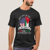 アメリカのヨルダンの家アメリカの愛国者アメリカのジョル Tシャツ (正面)