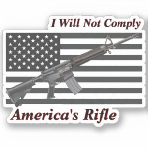 アメリカのライフル米国旗Iは準拠しない シール