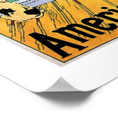 アメリカのラインポスター ポスター (角)