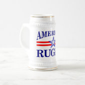 アメリカのラグビー(jbrugbyビールジョッキ) ビールジョッキ (正面左)