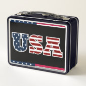 アメリカのランチボックス メタルランチボックス (裏面)