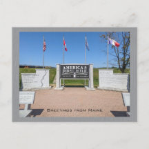 アメリカのルート1アメリカのファーストマイル記念碑